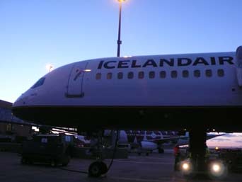 Weiter gehts nund doch mit der Icelandair