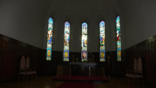 Kirchenfenster der Kirche von Akureyri