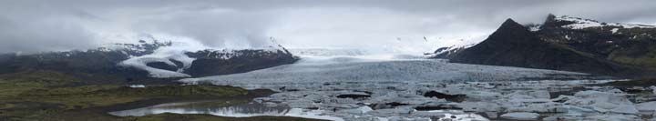 Gletscher mit Gletschersee