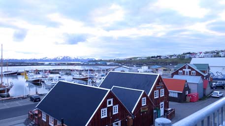 Der Hafen von Husavik