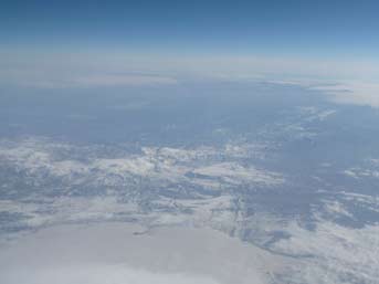 Gletscher von Oben