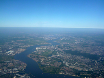 Landeanflug auf London