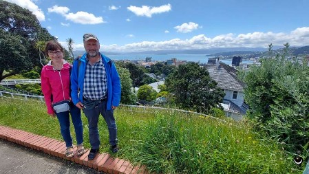 Weitblick über die Bucht und die Stadt