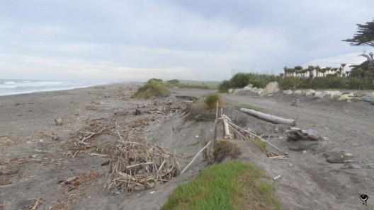 Zeltplatz in Ross Beach: Der Strand