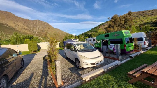 Campsite in Queenstown