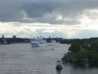 Einfahrt nach Stockholm