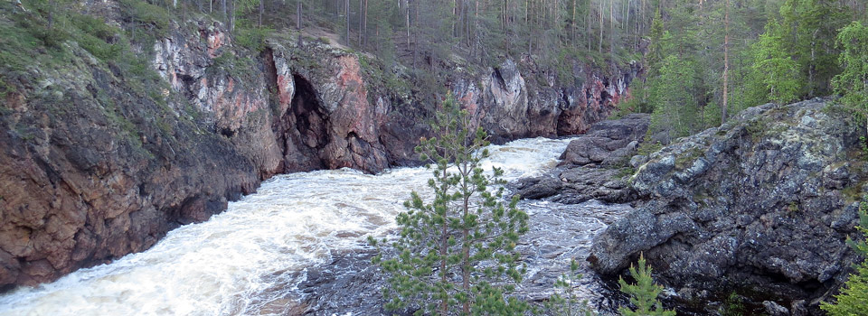 Oulanka Nationalpark Canyon